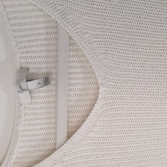 joie Magdelena V-neck Sweater Winter White Small - Picture 3 of 9